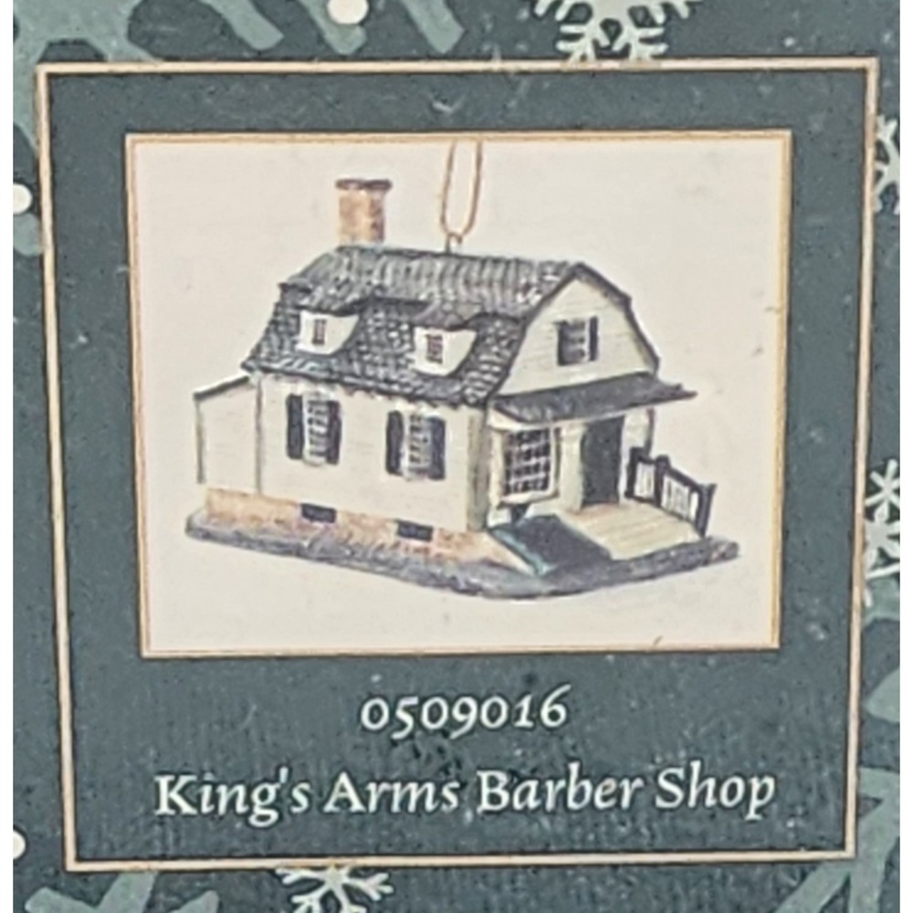 Lang and Wise Colonial Williamsburg‎ King's Arms Barber Shop - Sealed in Box